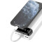 Повербанк DUDAO K6Pro+ 2xUSB-A w/3 cables 20000mAh White (6973687243432)