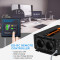 Інвертор напруги EDECOA Pure Sine Wave 2nd Gen 12V/220V 1000W (JD9221010NR)