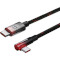 Кабель BASEUS MVP 2 Elbow-shaped Fast Charging Data Cable Type-C to Type-C 100W 1м Black/Red (CAVP000620)