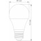 Лампочка LED TITANUM A60 E27 10W 4100K 12V (TLA6010274-12V)