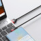 Кабель BASEUS MVP 2 Elbow-shaped Fast Charging Data Cable USB to Type-C 100W 2м Black/Red (CAVP000520)