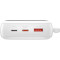 Повербанк BASEUS Qpow Digital Display Quick Charging Power Bank 20W w/Lightning cable 20000mAh White (PPQD-H02)