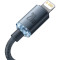 Кабель BASEUS Crystal Shine Series Fast Charging Data Cable Type-C to iP 20W 1.2м Black (CAJY000201)