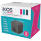 Мережевий фільтр IKOS C34S-CU Black, 3 розетки, 1xUSB-C, 3xUSB, 1.5м