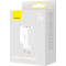 Зарядний пристрій BASEUS Compact Charger 3U 17W EU White (CCXJ020102)