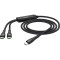 Кабель HOCO U102 Super Type-C to Type-C/Type-C 100W 1.5м Black
