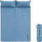 Самонадувной 2-местный коврик с подушкой NATUREHIKE Double Outdoor Self-Inflating Sleeping Mat Blue (NH18Q010-D-BL)