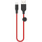 Кабель HOCO X21 Plus USB-A to Micro-USB 0.25м Black/Red