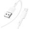 Кабель HOCO X83 Victory USB-A to Micro-USB 1м White