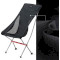 Стілець кемпінговий NATUREHIKE YL06 NH18Y060-Z Outdoor Folding Moon Chair Black (6927595733608)