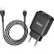 Зарядний пристрій HOCO N5 Favor Dual Port PD20W+QC3.0 Charger Black w/Type-C to Lightning cable (6931474738912)