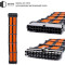 Комплект кабелів для блоку живлення QUBE ATX 24-pin/EPS 8-pin/PCIe 6+2-pin Black/Orange (QBWSET24P2X8P2X8PBO)