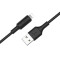 Кабель HOCO X25 Soarer USB-A to Lightning 1м Black