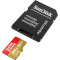 Карта памяти SANDISK microSDXC Extreme 256GB UHS-I U3 V30 A2 Class 10 + SD-adapter (SDSQXAV-256G-GN6MA)