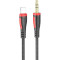 Кабель BOROFONE BL14 for iP Lightning - AUX 1м Black (BL14LB)