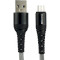 Кабель MIBRAND MI-14 Fishing Net Charging Line USB-A to Micro-USB 1м Black/Gray (MIDC/14MBG)