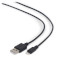 Кабель CABLEXPERT USB2.0 AM/Apple Lightning Black 1м (CC-USB2-AMLM-1M)