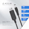 Кабель живлення USB to DC ACCLAB 5.5x2.5mm 12V/1A 1м Black (1283126552847)