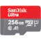 Карта памяти SANDISK microSDXC Ultra 256GB UHS-I A1 Class 10 + SD-adapter (SDSQUAC-256G-GN6MN)