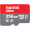 Карта пам'яті SANDISK microSDXC Ultra 256GB UHS-I A1 Class 10 + SD-adapter (SDSQUAC-256G-GN6MN)