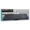 Клавіатура бездротова LOGITECH K400 Plus Wireless Touch UA Black (920-007145)