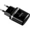 Зарядное устройство HOCO C12 Smart 2xUSB-A, 2.4A Black w/Lightning cable (6957531064107)