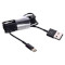 Кабель DROBAK USB2.0 AM/Apple Lightning Black 1м (215340)