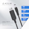 Кабель живлення USB to DC ACCLAB 5.5x2.1mm 12V/1A 1м Black (1283126565120)
