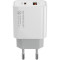 Зарядное устройство COLORWAY Power Delivery 1xUSB-C, 1xUSB-A, PPS, 30W White (CW-CHS037PD-WT)