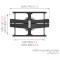 Кріплення настінне для ТВ VOGELS DesignMount Next 7345 Full-Motion TV Wall Mount 40"-65" Black (8733070)