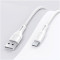 Кабель USAMS US-SJ502 U68 Micro Charging & Data Cable 1м White (SJ502USB02)