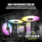 Комплект вентиляторов CORSAIR iCUE AF140 RGB Elite Black 2-Pack (CO-9050156-WW)