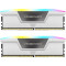 Модуль пам'яті CORSAIR Vengeance RGB White DDR5 5200MHz 32GB Kit 2x16GB (CMH32GX5M2B5200C40W)