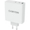 Зарядное устройство CANYON H-140-01 1xUSB-A, 2xUSB-C, PD3.0, QC3.0 White (CND-CHA140W01)
