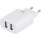 Зарядний пристрій REMAX Jane RP-U35 2xUSB, 2.1A White w/Lightning cable (RP-U35-L)