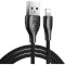 Кабель REMAX Lesu Pro USB-A to Lightning 2.1A 1м Black (RC-160)