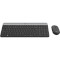 Комплект беспроводной LOGITECH MK470 Slim Wireless Combo UA Graphite (920-009204)