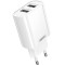 Зарядний пристрій REMAX Jane RP-U35 2xUSB-A, 2.1A White w/Type-C cable (RP-U35-C)