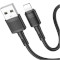Кабель HOCO X83 Victory USB-A to Lightning 1м Black