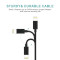 Кабель CHOETECH IP0026 MFI USB-A to Lightning Cable 1.2м Black (IP0026-BK)