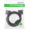 Кабель UGREEN DV101 DVI (24+1) Male to Male Cable DVI 1.5м Black (11606)