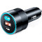 Автомобільний зарядний пристрій CHOETECH TC0011 130W 2xUSB-C, 1xUSB-A Car Charger Black