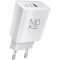Зарядное устройство MAKE 20W USB-C PD + USB-A QC3.0 White (MCW-324PWH)