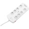 Сетевой фильтр 2E 2E-SP815M3USBWH White, 8 розеток, 4xUSB, 3м