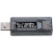 USB тестер KEWEISI KWS-V21 напруги (3-20V), сили струму (0-3A) та заряду батареї (0-99999 mAh)