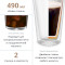 Набор стаканов DELONGHI Thermal Glasses 2x490мл (AS00001404)
