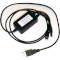 Кабель живлення USB to DC XOKO USB-A to DC-12/USB-C 0.8м Black (XK-DC-DC-C-12)