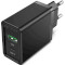 Зарядний пристрій VENTION Dual USB QC4.0, 18-20W Black (FBBB0-EU)