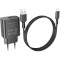 Зарядний пристрій BOROFONE BA72A Spring1xUSB-A QC3.0 18W Black w/Micro-USB cable (BA72AMB)