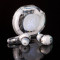 Наушники ACEFAST T8 Crystal White Moon